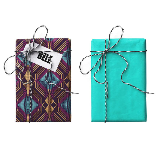 Double-Sided Pattern Stone Gift Wrapping Paper