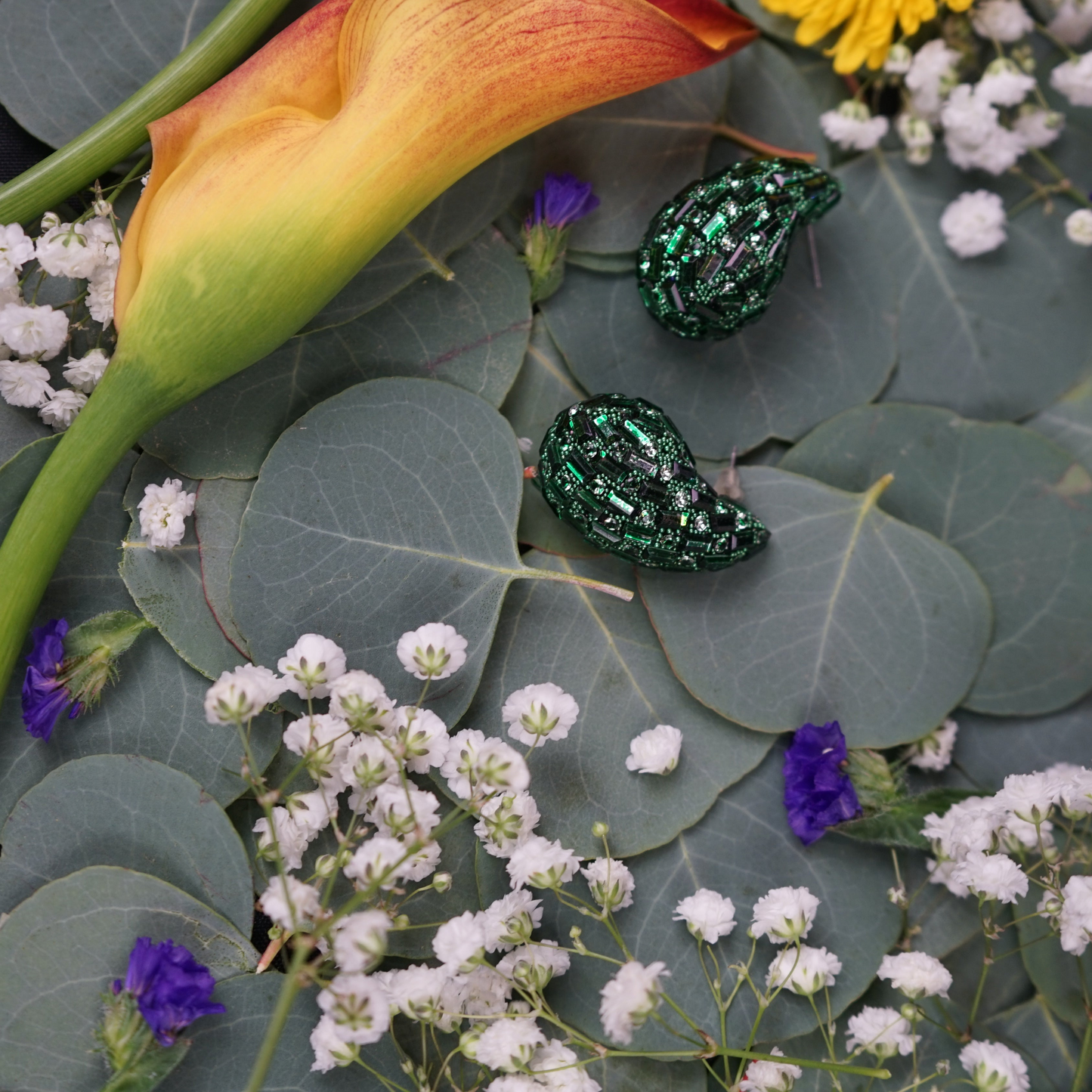 Dazzle Green Earring (Spring Edition)
