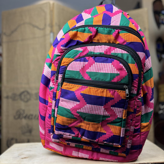 African Printed Backpack