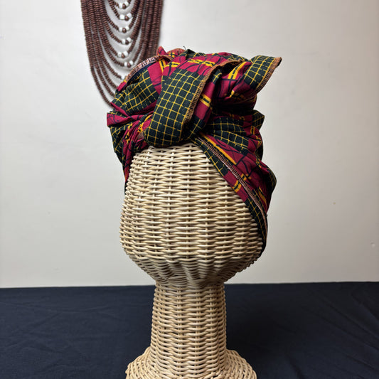 Multicolor Headwrap Summer Pink