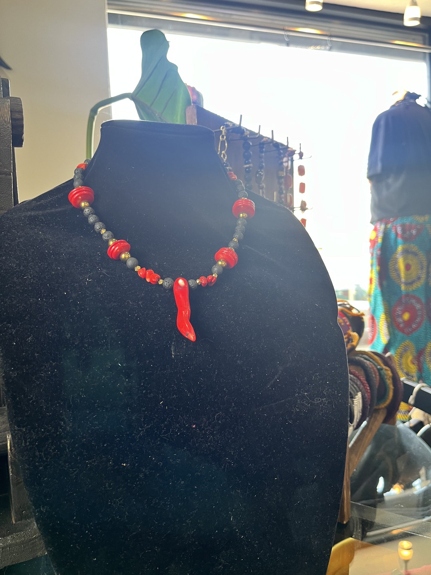 Dragon Red Pendent Necklace