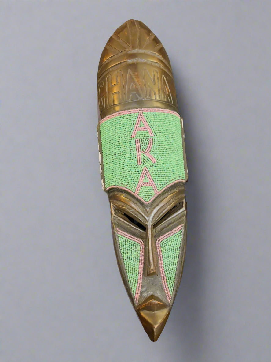 Beaded Divine 9- African Fang Masks