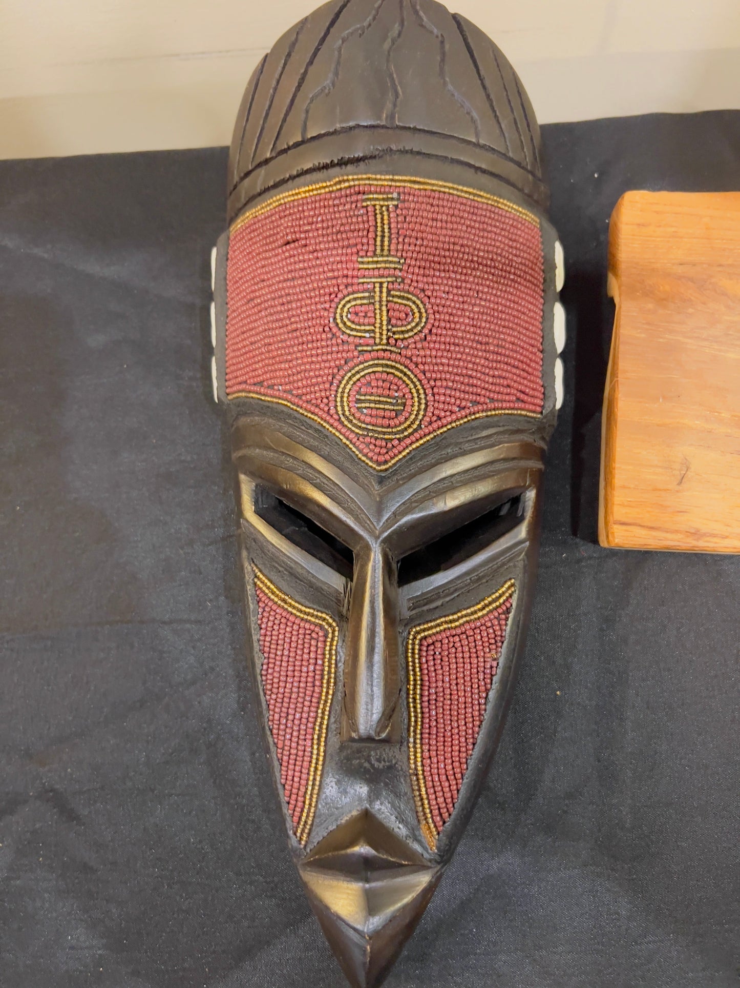 Beaded Divine 9- African Fang Masks