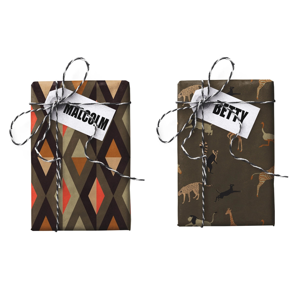 Double-Sided Pattern Stone Gift Wrapping Paper
