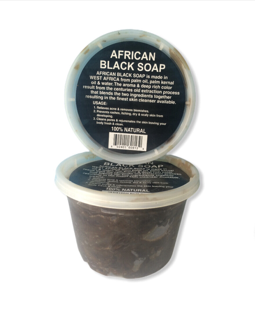 Ghana Raw African Black Soap Paste