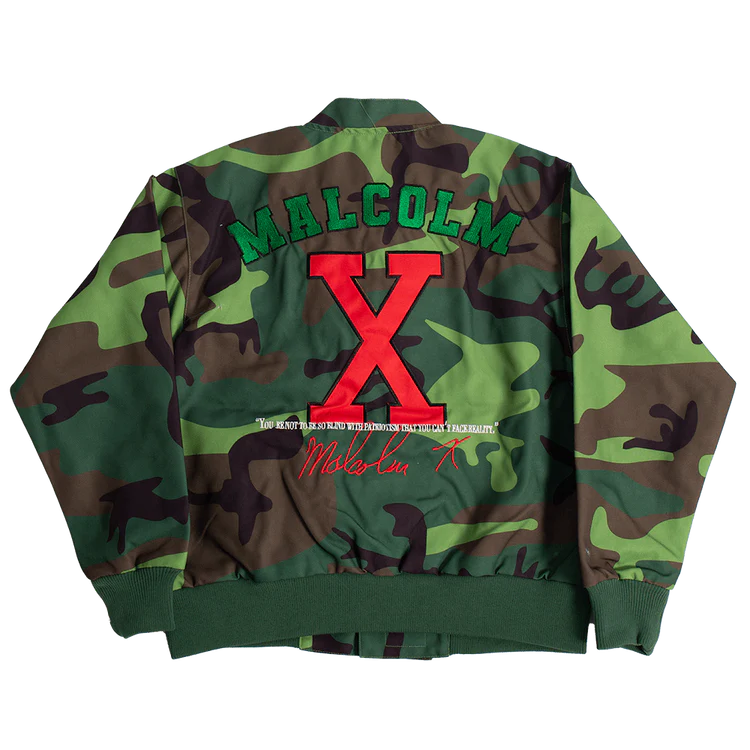 Malcolm X Camo Racing Jacket