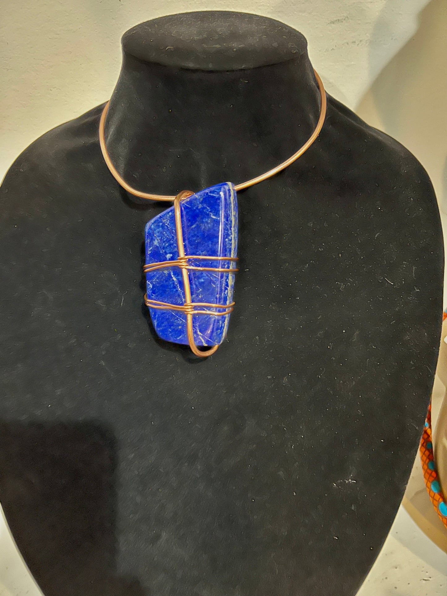 Stunning Oversized Lapis Necklace