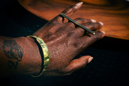 Gold Bar Ring