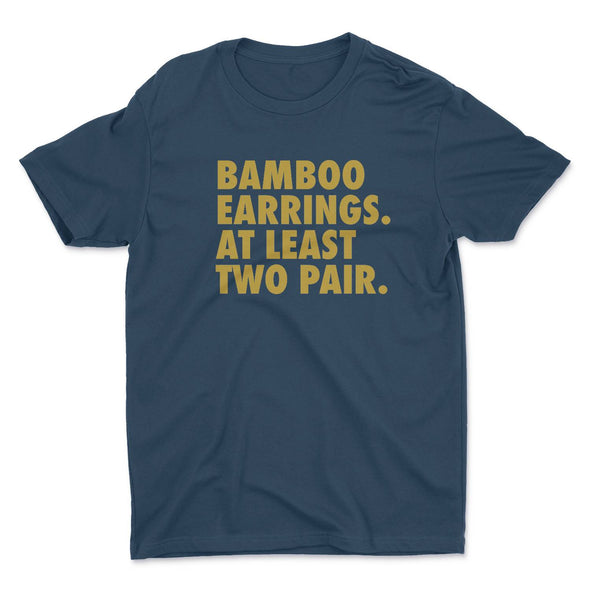 Around the Way Girl "Bamboo Earrings" Tee by Stoop and Stank