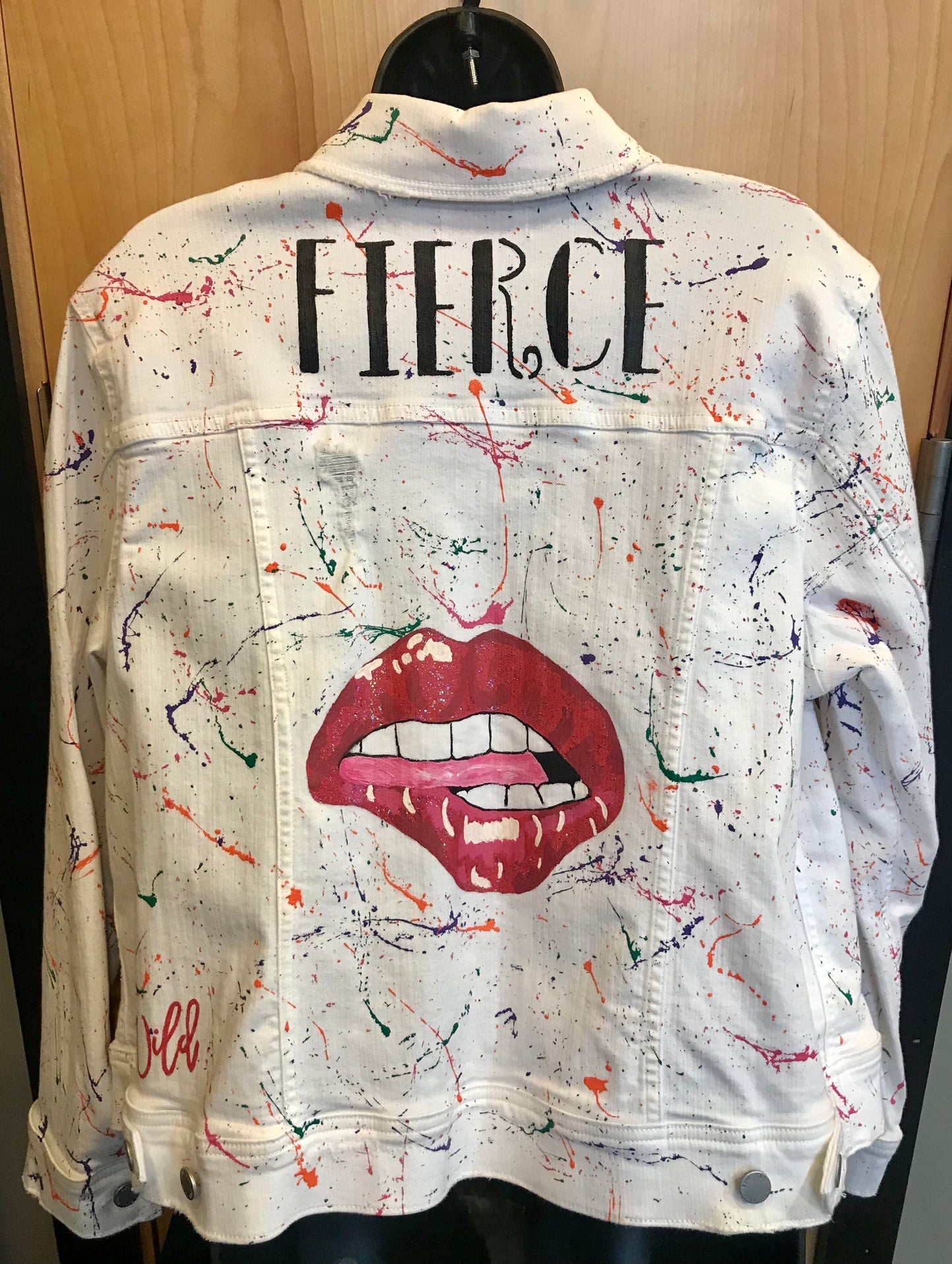 "Fierce" Custom Denim Jacket