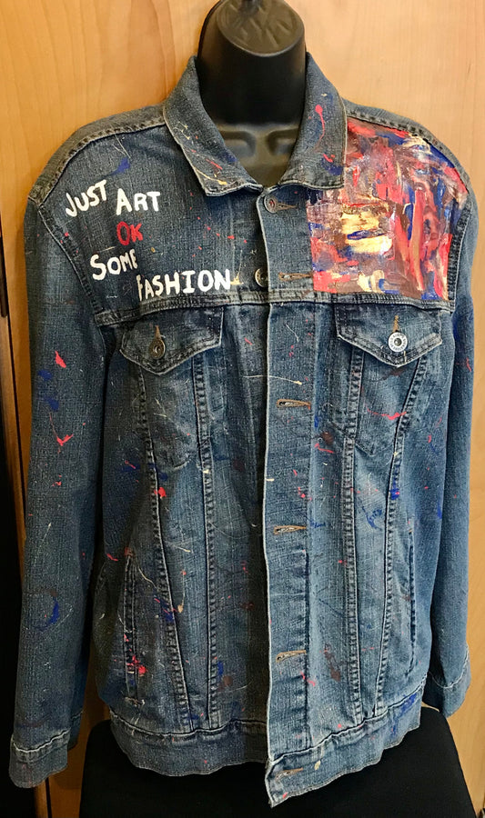 "Imagine" Custom Denim Jacket