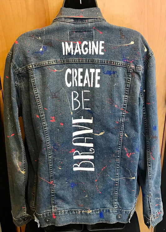 "Imagine" Custom Denim Jacket